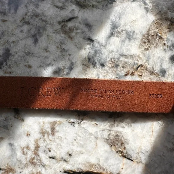 J. Crew Leather Belt 43” - Picture 3 of 4